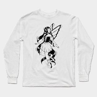 Fairy Drawing Long Sleeve T-Shirt